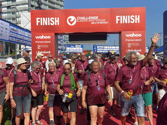 Senioren Triathlon in Almere, ook ouderen kunnen meedoen aan het grootste triathlon-evenement van Nederland