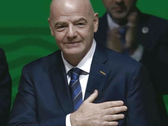 Gianni Infantino, FIFA's Zonnekoning, is herkozen
