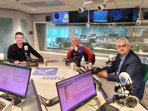 Het politiek forum met Johan de Veer, Marcel Decraene en Peter Groenendijk