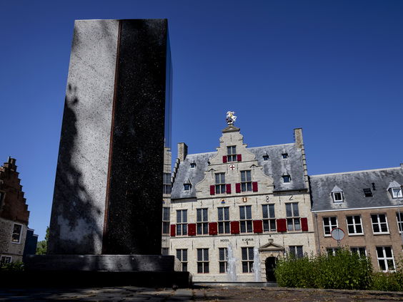 Bij het Slavernijmonument in Middelburg