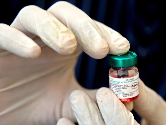 Londen vaccineert weer tegen polio