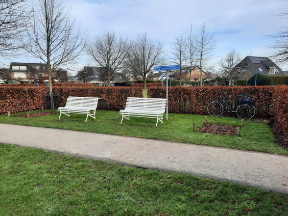 Het Willy Dobbeplantsoen in Olst ligt er pico bello bij