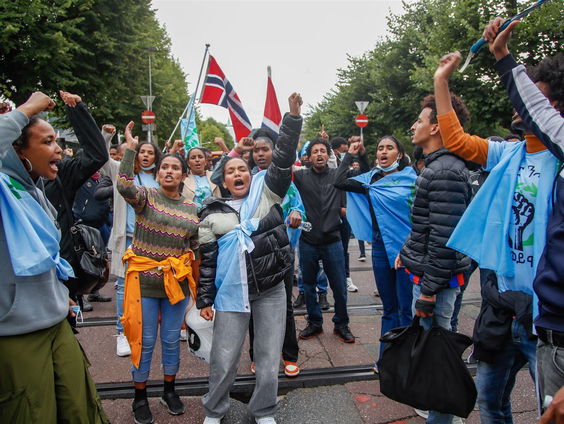 Clashes tussen Eritrese diaspora