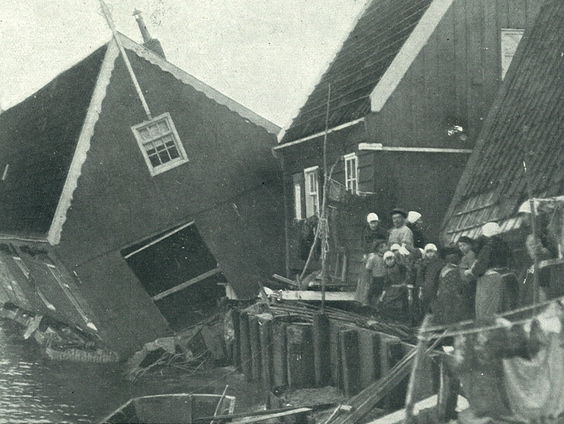 Hoe de Zuiderzeestorm in een nacht Marken verwoestte