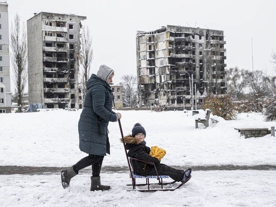 Oekraïners maken zich op voor een zware winter