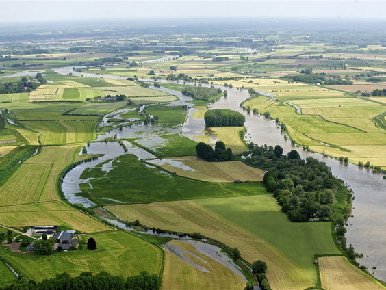 De positieve kant van een hoge waterstand