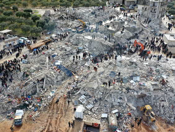 Aardbeving in Syrië komt bovenop humanitaire ramp