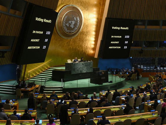 Resolutie over einde oorlog in Oekraïne aangenomen: ‘De VS draait en Europa kijkt ernaar’