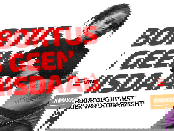 Haal abortus uit het wetboek van strafrecht