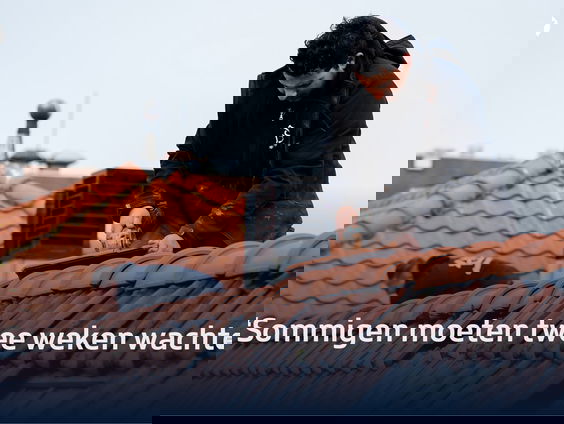 Dakdekkers drukker dan ooit door natste oktobermaand in de geschiedenis