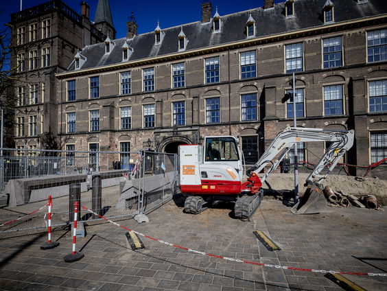Skeletten gevonden onder het Binnenhof