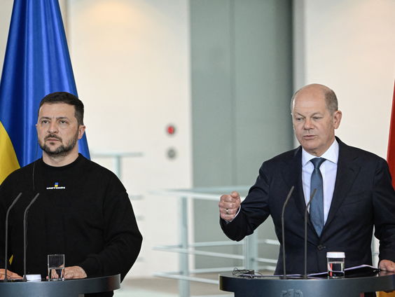 Zelensky naar Berlijn