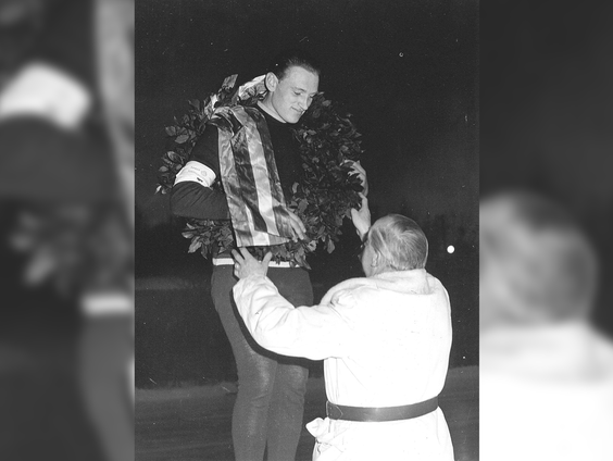 Vergeten schaatsheld Kees Broekman schreef in 1953 geschiedenis
