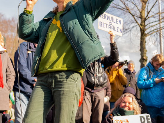 Milieudefensie in actie bij aandeelhoudersvergadering Ahold