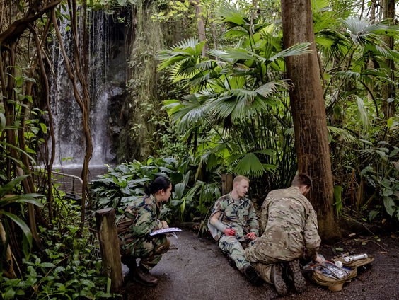 Korps Mariniers traint in Surinaamse jungle