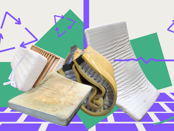 Matrassen horen niet in de verbrandingsoven