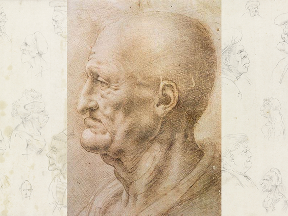 Da Vinci's voorliefde voor bochels, scheve neuzen en grote oren