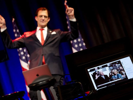 Comedian Greg Shapiro stemde voor de Amerikaanse voorverkiezingen