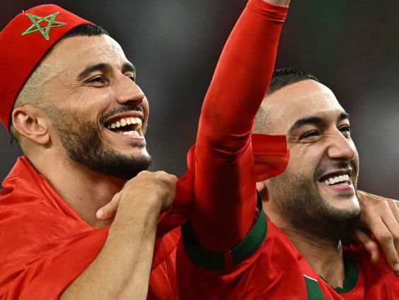 Voetbalfeest in Marokko