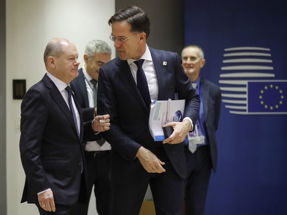 Scholz op de koffie bij Rutte