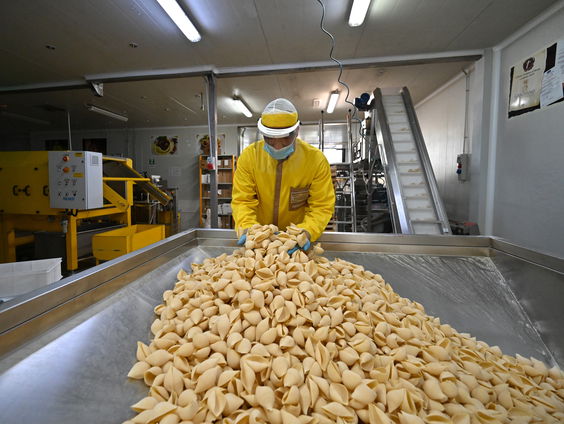 Pastacrisis in Italië