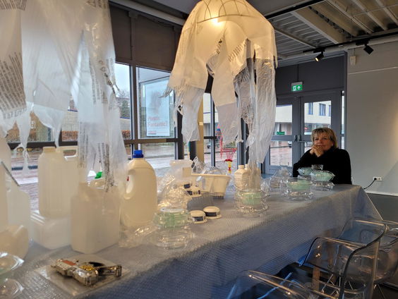 Kunstenaar Maria Koijck rebelleert tegen plastic afval