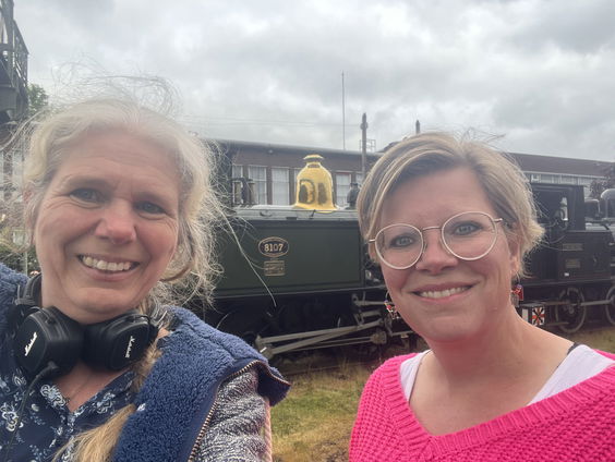 Het Uitzendbureau: De oude stoomlocomotief Bello in Haaksbergen