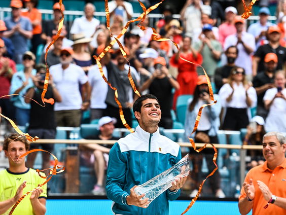 Spaanse tennissensatie Carlos Alcaraz