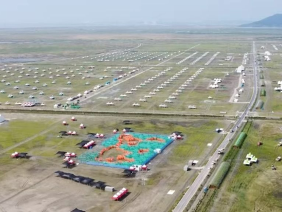 Wat is er aan de hand op de locatie van de World Scout Jamboree?