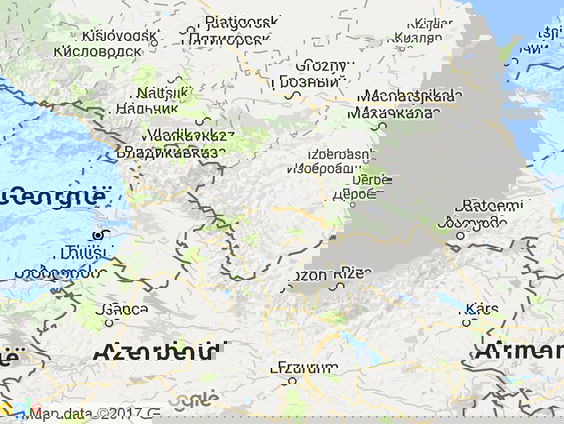 Buurlanden van Rusland: Georgië