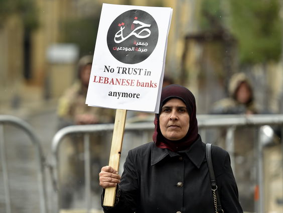 Bankensector Libanon in de knel