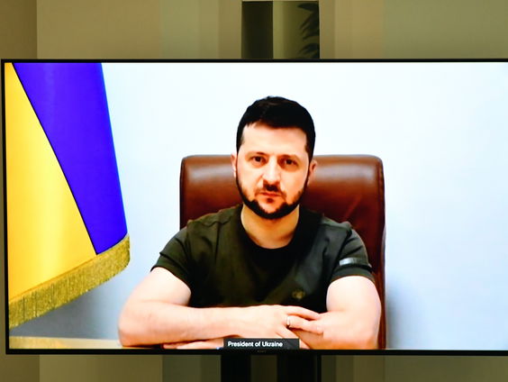 Zo ging de speech van Zelensky vandaag bij de Belgen