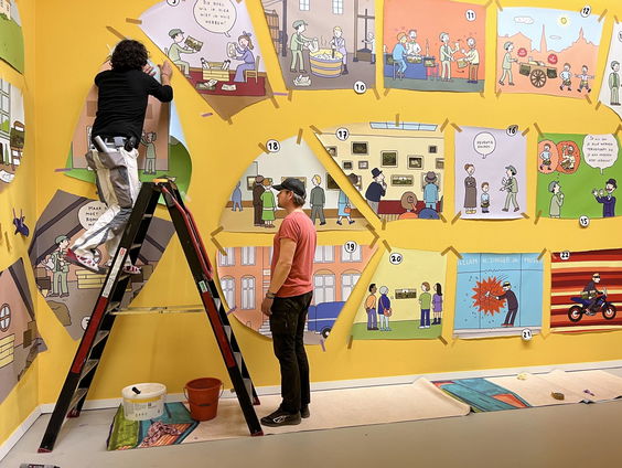 Barbara Stok maakt muurvullende strip over de verdwenen Van Gogh, De Lentetuin