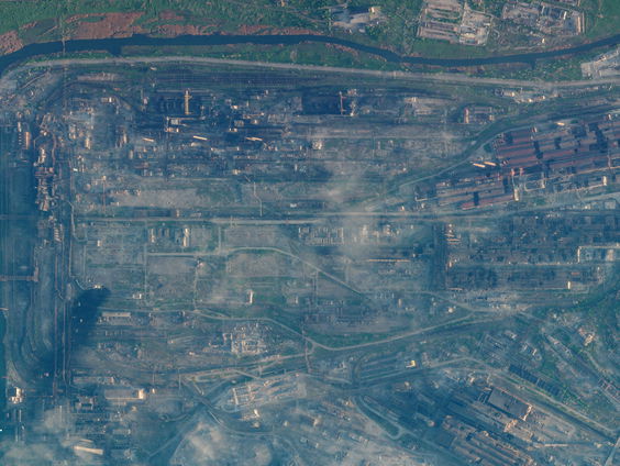 De val van de Azovstal-fabriek