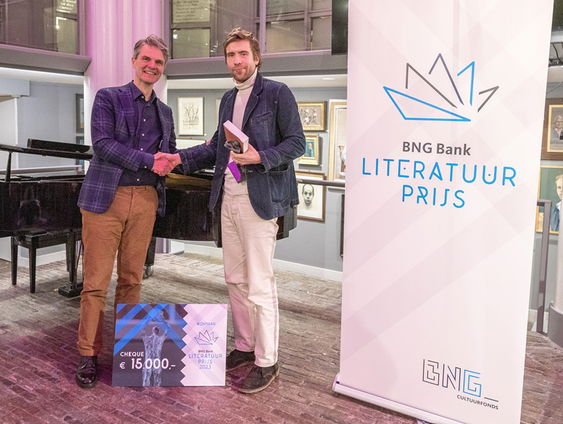 Daan Heerma van Voss wint de BNG Bank Literatuurprijs