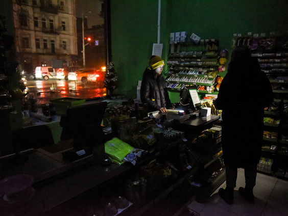 Zes miljoen Oekraïners zonder stroom