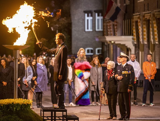 Bevrijdingsvuur ontstoken in Wageningen