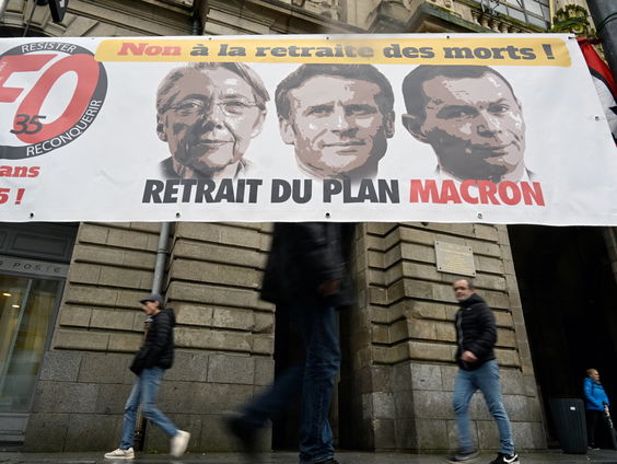 Frankrijk demonstreert tegen verhogen pensioenleeftijd