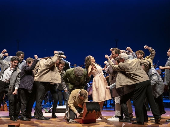 Opera Die Zauberflöte zonder decor of kostuums