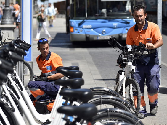 Project met deelfietsen in Madrid loopt mis