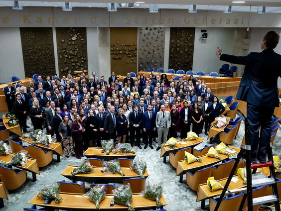 Nieuwe Kamerleden beëdigd