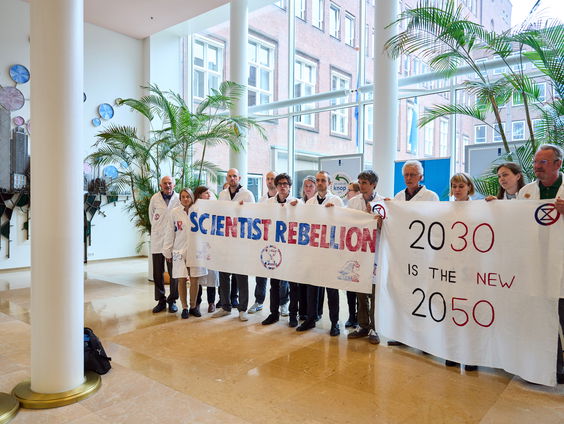 Wetenschappers voeren klimaatactie