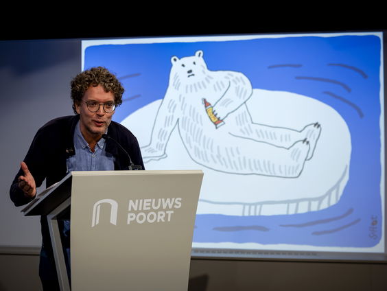 Bas van der Schot wint Inktspotprijs voor beste politieke tekening