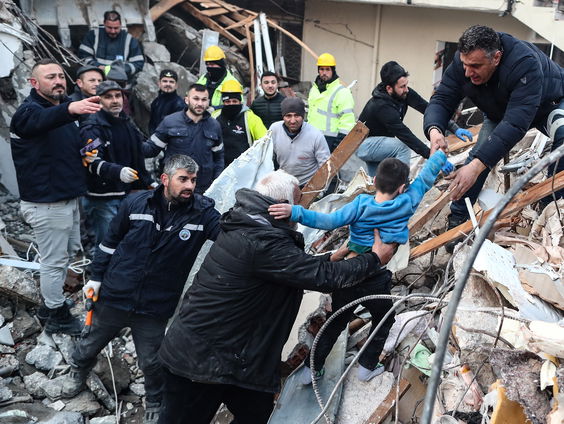 De situatie in het Syrische aardbevingsgebied