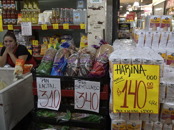 Argentijnse portemonnee raakt leeg