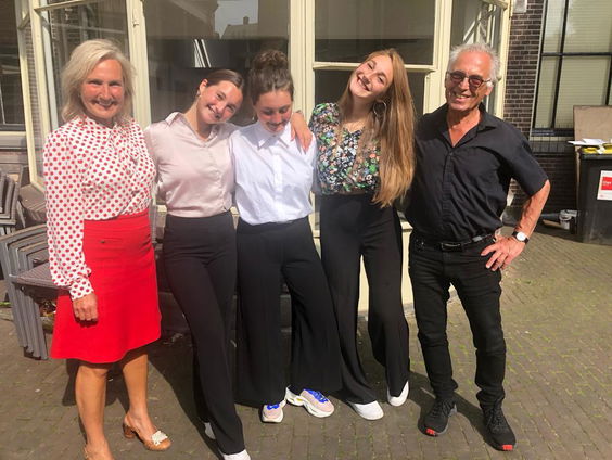 Vader Philip Kroonenberg en dochter Patsy Kroonenberg