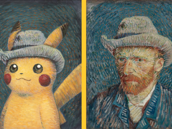 Van Gogh Museum start unieke samenwerking met Pokémon in nieuwe expositie