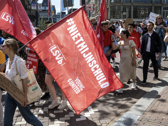 Studentenvakbond voert actie voor pechgeneratie