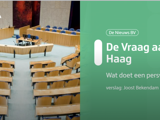 Vraag aan Den Haag: Wat doet een persvoorlichter?