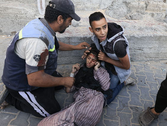 Hoe wordt humanitaire hulp verleend in Gaza?